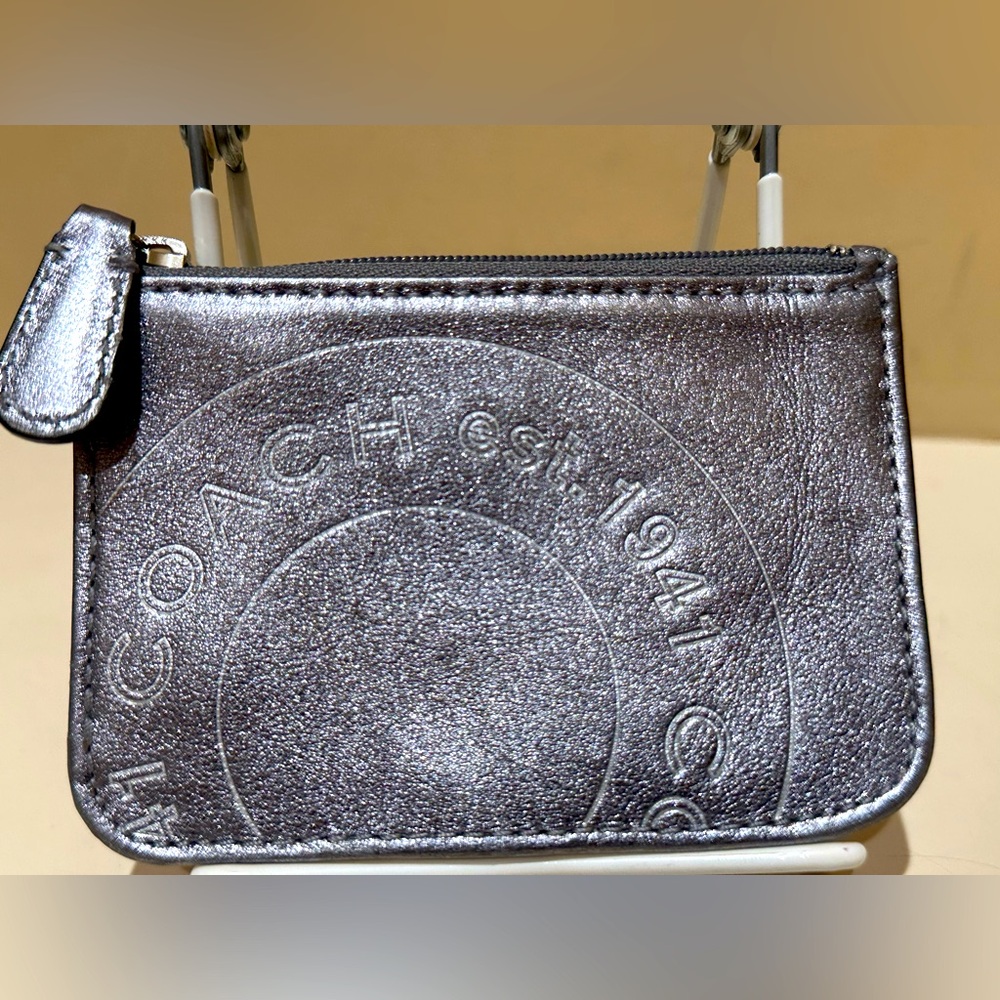 Coach Silver Coin Pouch